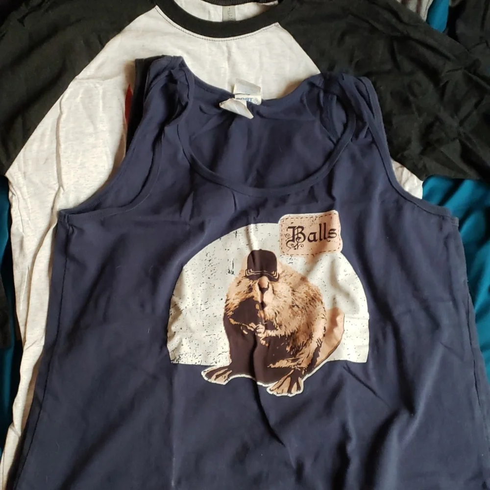 5 Supernatural Long Sleeve Shirts/Tanks bought off shopstands.com - Picture 2 of 6